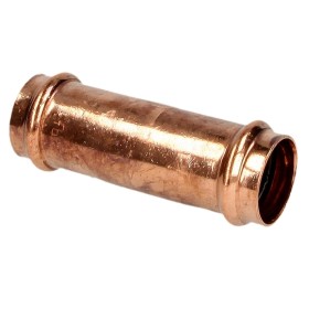 Press fitting copper sliding coupling 54 mm contour V