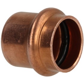 Pressfitting copper cap 42 mm contour V
