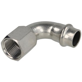 Stainless steel press fitting transition bend 90°, 35...