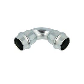C-staal-persfitting bocht 90° 15 mm bi/bi contour V