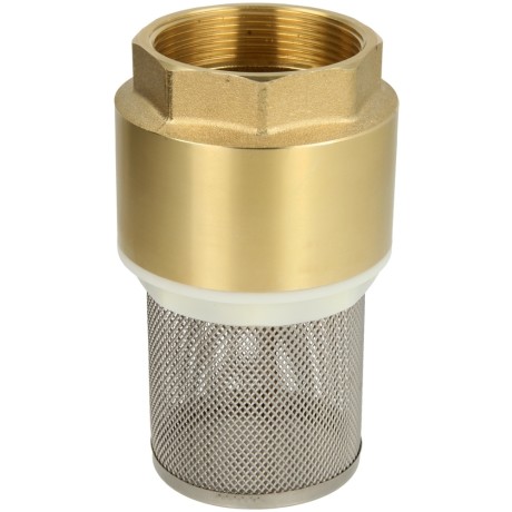 Foot valve, 3/8", 10 bar, with strainer