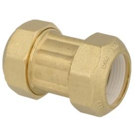 Compression fitting for PE, PVC pipes connector 32 x 32