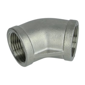 Stainless steel screw fitting elbow 45&deg; 3/4 IT/IT