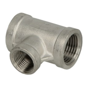Stainless steel screw fitting T-piece reducing 1 x 3/4 x...