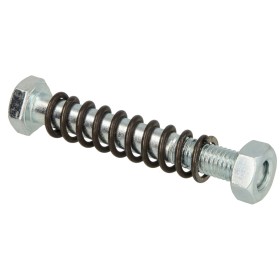Burst screw M 10, complete with spring and nut