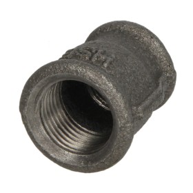 Malleable cast iron black socket reducing 1 1/4 x 1 IT/IT