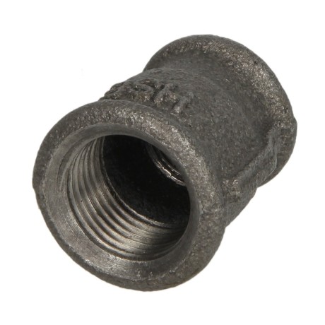 Malleable cast iron black socket reducing 2 x 1 1/4 IT/IT