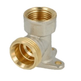 Brass wall elbow cone x IT &frac34;&quot; euro...