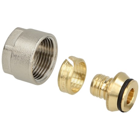 Compression fitting brass 20 x 2 mm x ¾" for PEX pipe