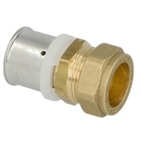 Adapter press fitting 20 mm on 22 mm compression fitting...