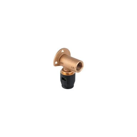 Geberit PushFit connection elbow 90° 20 x ½" IT, 52 mm, red brass 651281001