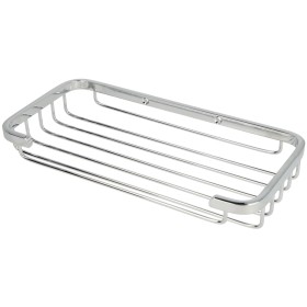 Soap tray 200 x 100 x 35 mm chrome-plated brass