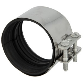 CV connector DN 50, stainless steel for cast pipes
