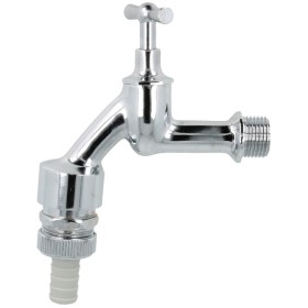 Draw-off tap 3/4" polished chrome pipe aerator and...