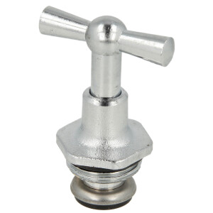 Knebel-Oberteil 3/4 Zoll matt verchromt