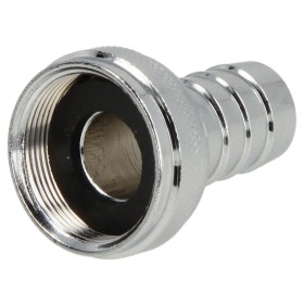 Hose screw connection M22/1 x 1/2" chrome-plated brass
