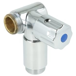 Auxiliary connection valve, right 3/4"ET x 3/4"IT x 3/4" hose screw joint