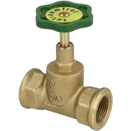 Straight-seat valve 3/8" IT without drain with rising stem