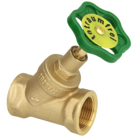Angle-seat valve 1" IT no DVGW without drain with rising stem