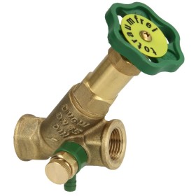 Free-flow valve 1/2“ IT with drain with non-rising...
