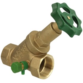 Free-flow valve 1½“ IT with drain with...