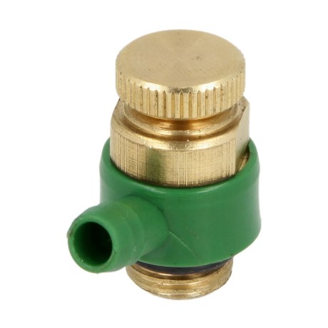 Drain valve with O-ring, 1/4" brass, for valves up to 2"