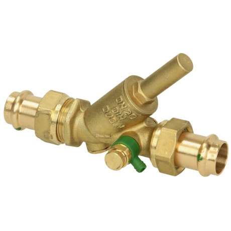 Non-return check valve with drain press connection Viega 15 mm