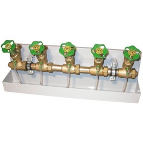 Branch distributor 1" with drain pipe Fivefold...