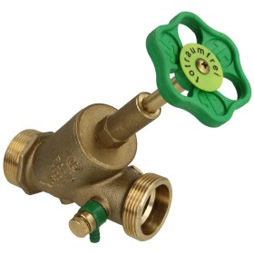 Free-flow valve DN 32, with drain 1 1/2&quot; ET x 1...