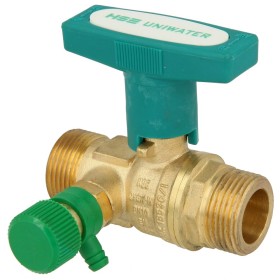 Ball valve DVGW, ET 1" x 80 mm, DN 20 ISO-T-handle,...