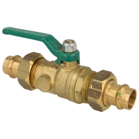 Ball valve DVGW DN 25xViega press c.28mm with long lever,...