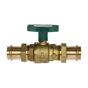 Ball valve DVGW DN40xViega press c. 42mm ISO-T-handle,...