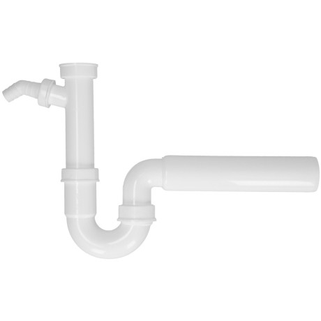 Pipe drain trap 1 1/2" with connection Output backwards, RW 40 mm