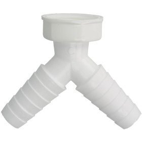 Connection sleeve, 2 x 1" for sink siphons