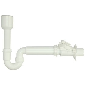 Tubular siphon for urinals/sinks with backwater valve...