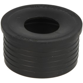 HT-rubber-nippel 1¼" groot zwart