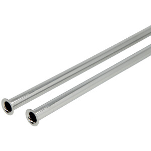 Kupferrohr 500 mm x Durchmesser 10 mm, verchromt...