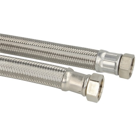 Connection hose 1,000 mm (DN 25) 1" nut x 1" nut stainless steel