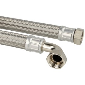90° elbow connecting hose 1,000 mm 1" nut x...