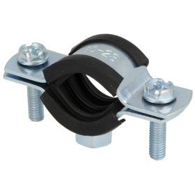 Pipe clamps, zinc-coated M 8 x 20-23 mm (1/2")