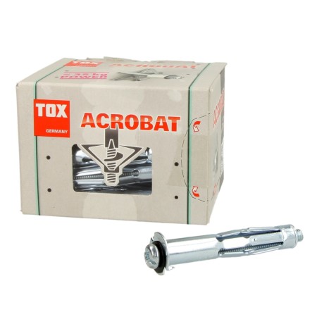 Tox Metall-Hohlraumdübel Acrobat M6 x 65 mm Bohrloch Ø 12 mm