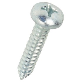 Raised countersunk recessed head tapping screw...