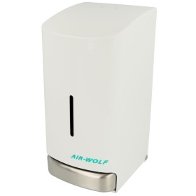 Air-Wolf zeep-/desinfectie-dispenser Gamma, RVS met witte...