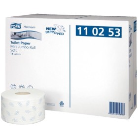 Tork Premium toiletpapier, 2-laags Mini Jumbo rol 12...