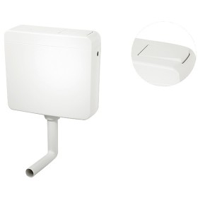 Exposed toilet cistern white 928 U low-level, with...