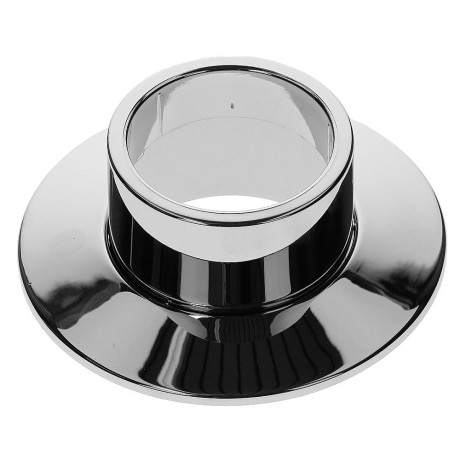 Concealed push-on rosette Ø 140 mm, chrome plated, 2 pieces