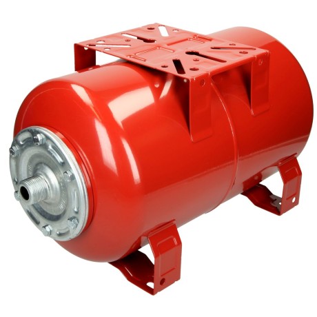 Diaphragm pressure tank horizontal 60 litres - connection 1" - max. 8 bar