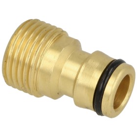 Adapter 1/2" ET with plug-in coupling, brass
