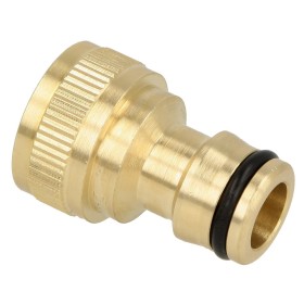 Tap adapter 1" IT with plug-in coupling, brass