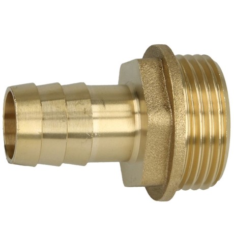 Brass hose nozzle 1" ET x 3/4" nozzle